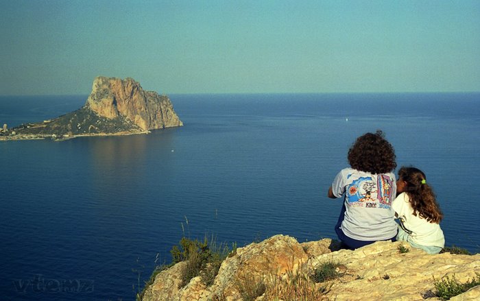 El Peñón de Ifach desde el Morro de Toix (by vtemz) by vtemz