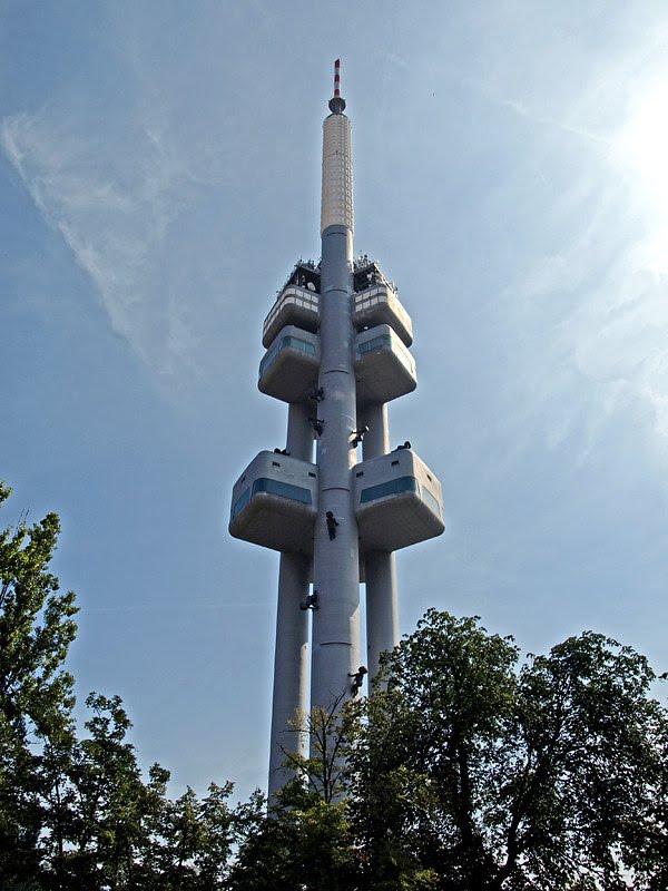 Žižkovská televizní věž "Prague Rocket", Praha by Maciej Godniak