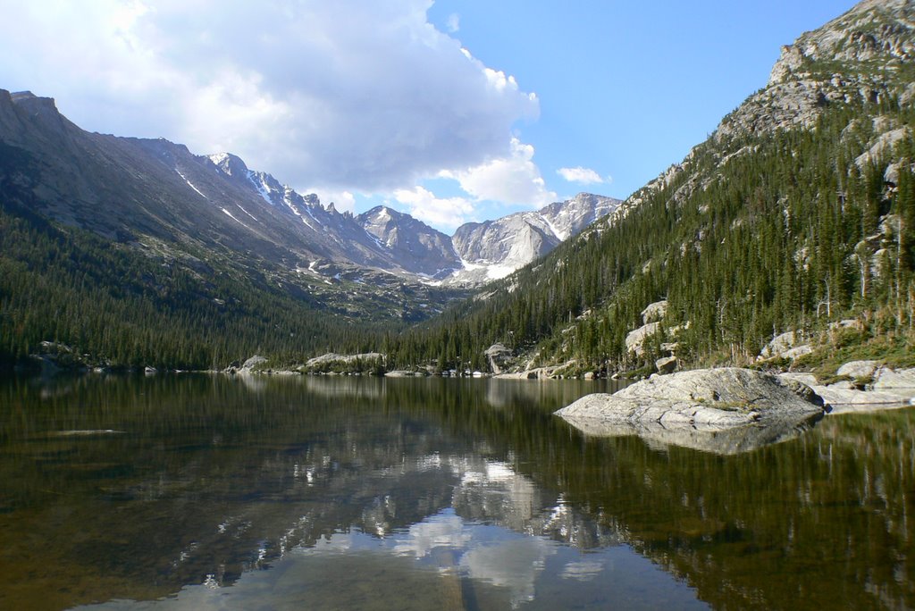 N of Longs Peak @ Mills Lake by Chad Dillon