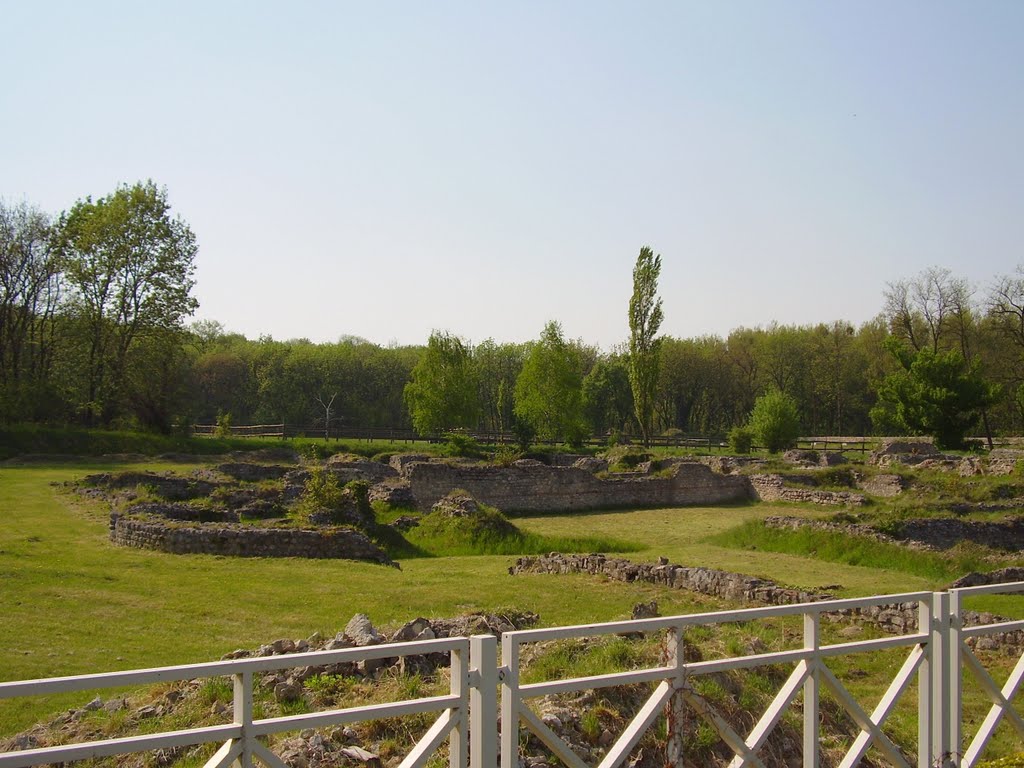 Vykopávky, Palastruine,Petronell-Carnuntum by jaxxa