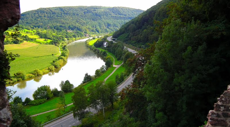 Blick auf den Neckar by der_HifiFreaK