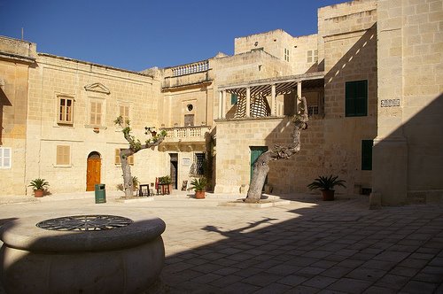 Square in Mdina by Karl Borg