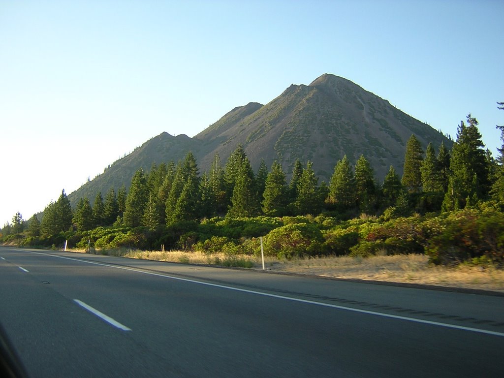 Black Butte from I-5 on 8-4-2007 by Kyle Stephen Smith