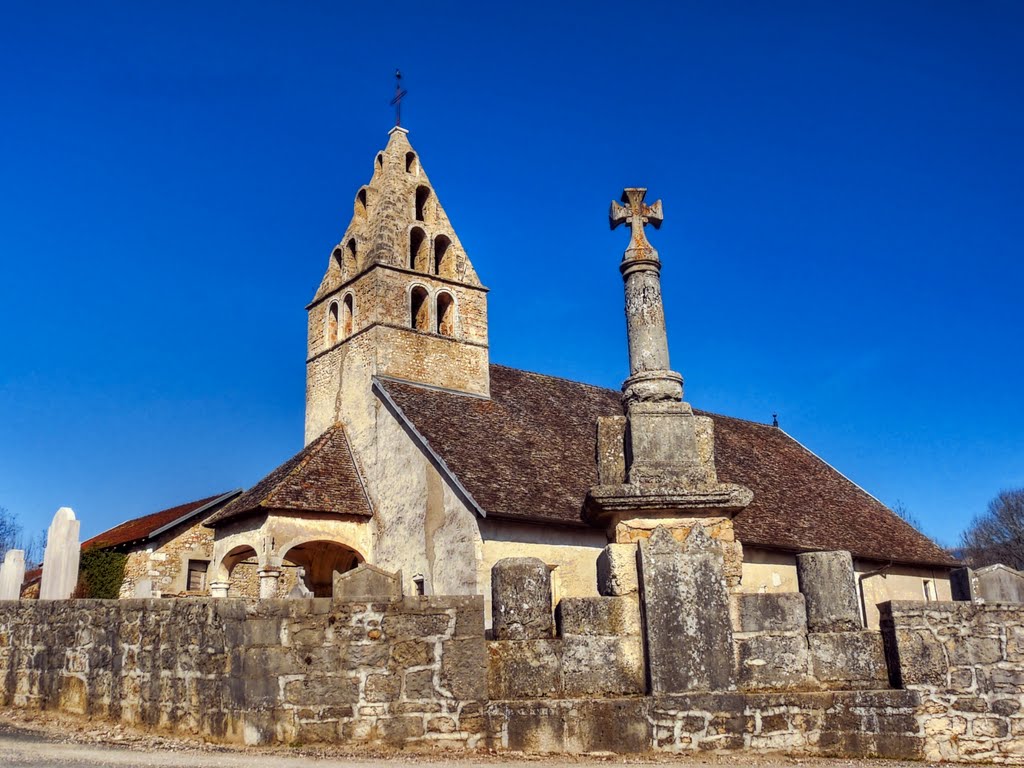 Eglise de Vieu by SylveryFox