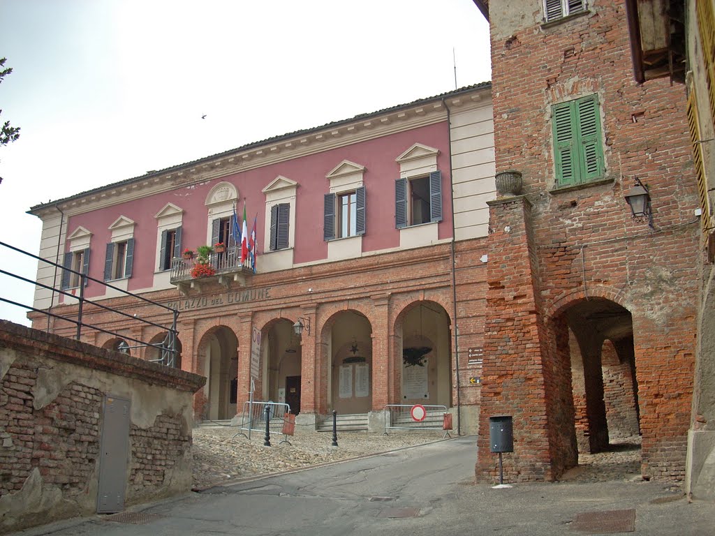 Cassine, particolare del municipio e gli antichi portici by mauro1968