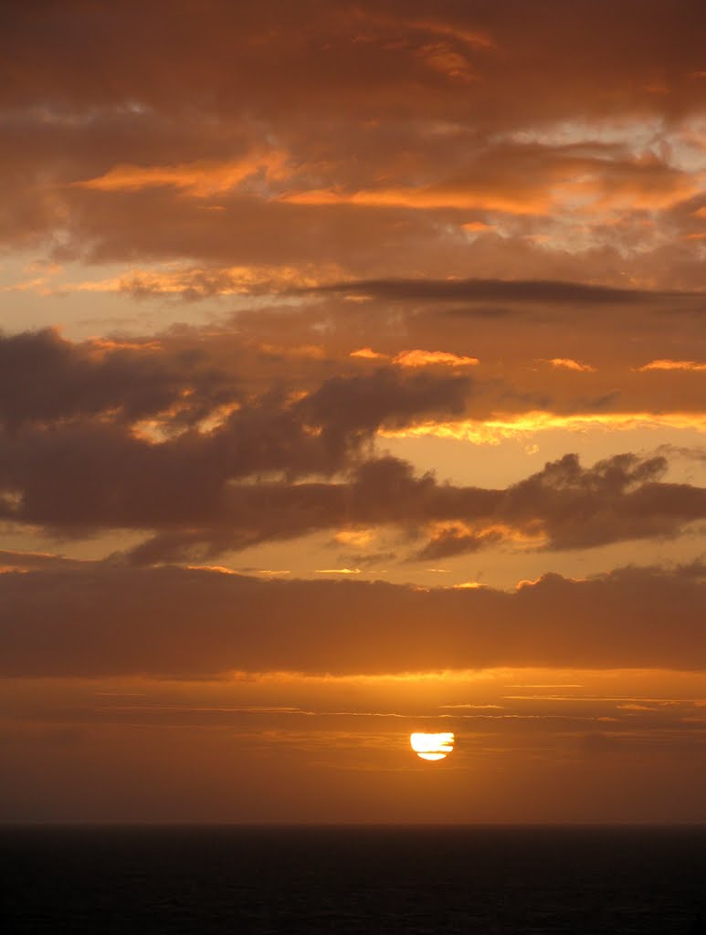 Sunset - Hendre Mynach Touring and Camping Park Barmouth. by David Booth