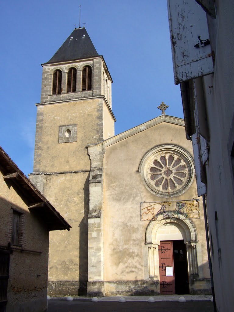 Caudrot Église Saint-Christophe by hpjps