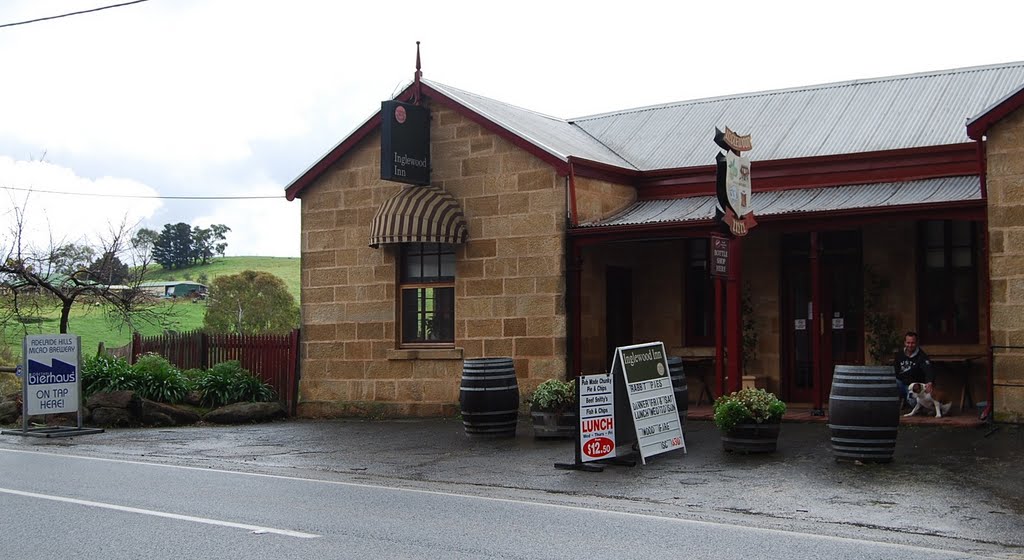 Historic Inglewood Hotel of 1857 by Phaedrus Fleurieu