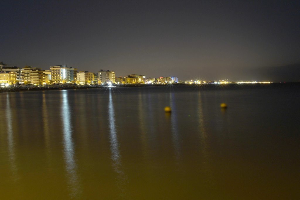 View to Rimini (night) by rovager