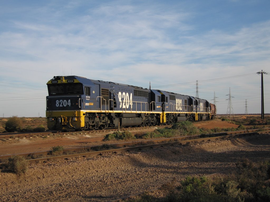 AUSTRALIA, SA, Freight Train near Port Augusta by cvogt