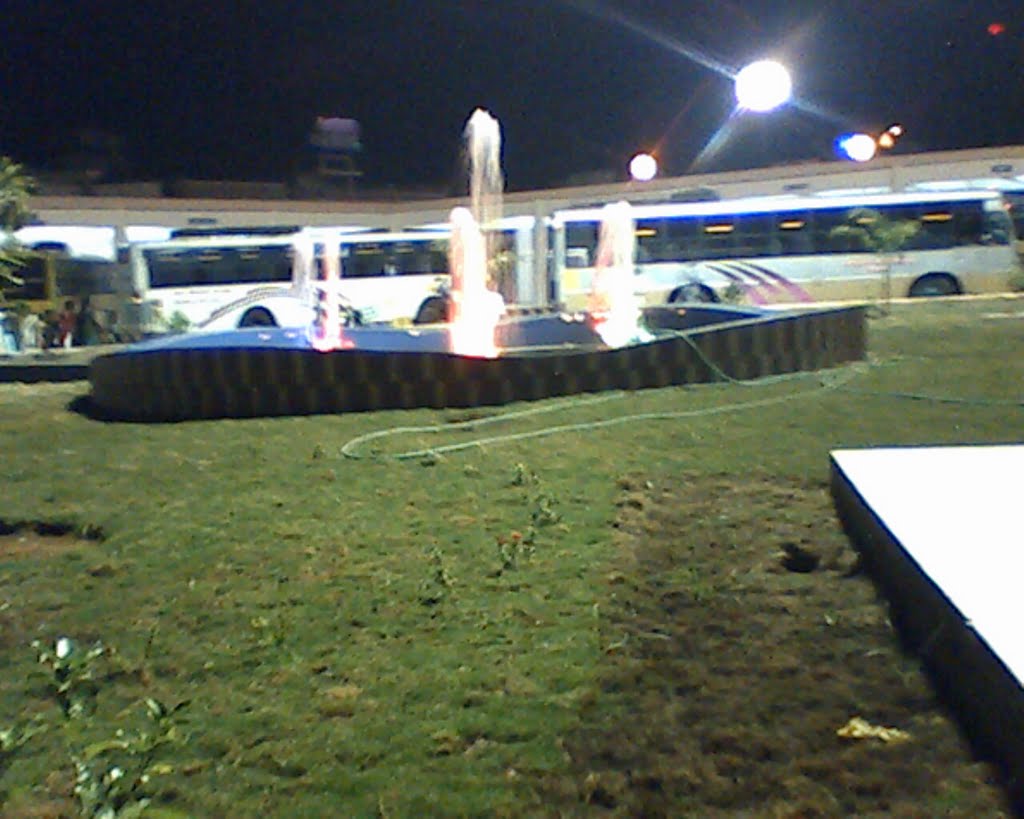 Fountain in our new bus terminal by //Appu//