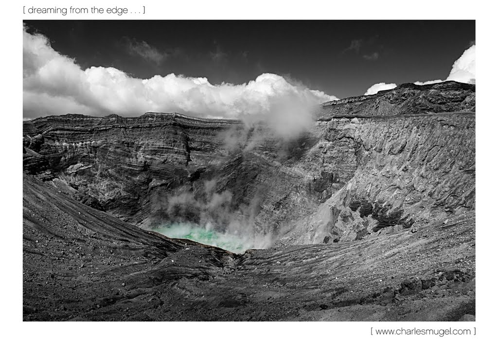 Aso San crater by Charles Mugel