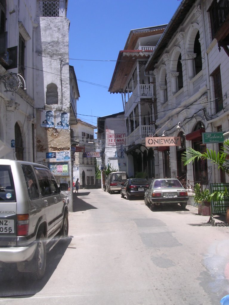 Streets of Stone Town by Joos Louw