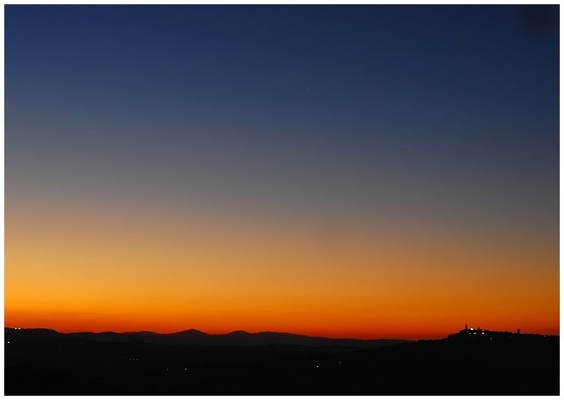 Pienza, sunset view from Mo by Paolo Motta