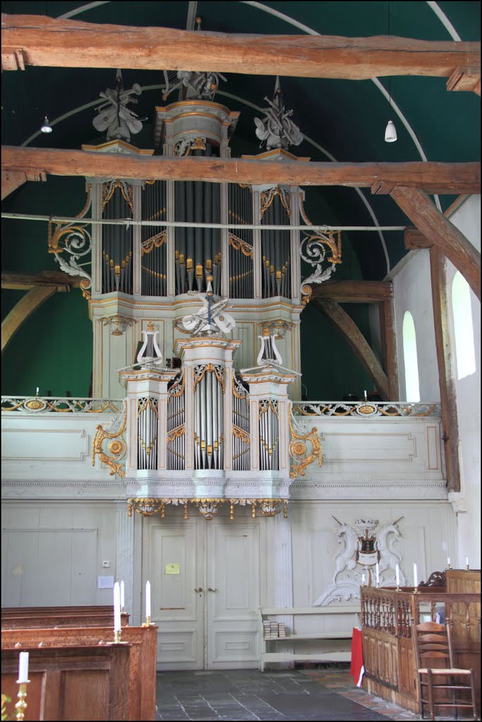 Jorwerd: Orgel Hervormde kerk by © Dennis Wubs