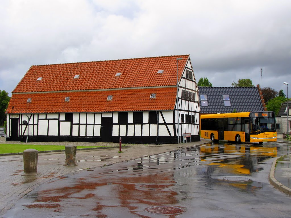 'Waiting for the Yellow Reflections' - Rødby, Lolland, Denmark (Note: The warehouse has been built in 1850) by Jan Sognnes