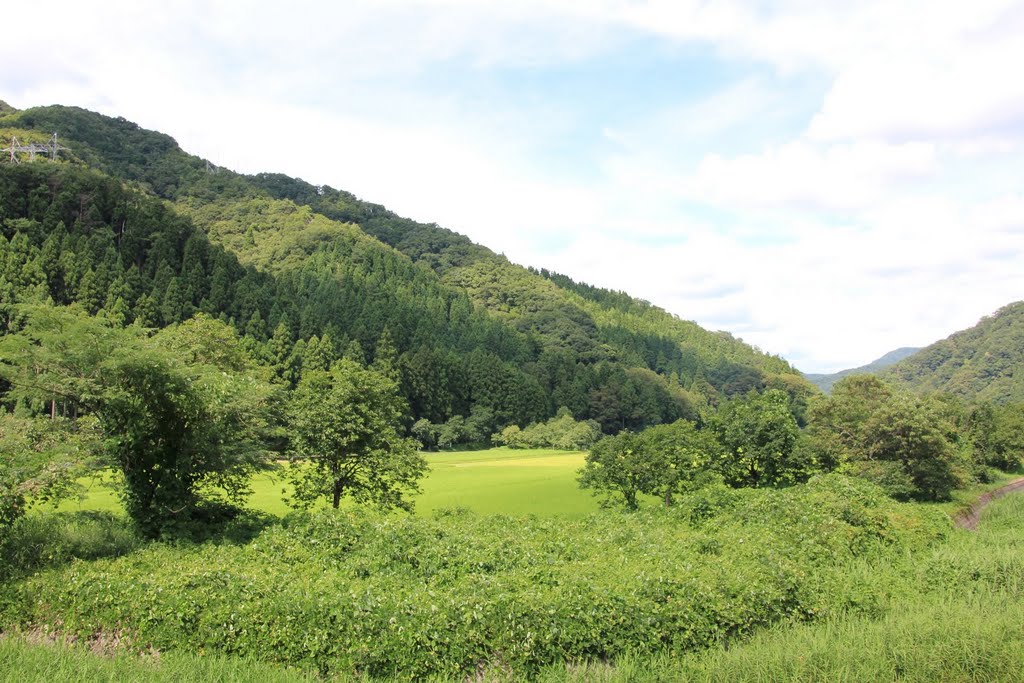 南今庄 landscape of Minami-Imajyo by Yutaka Kanzaki