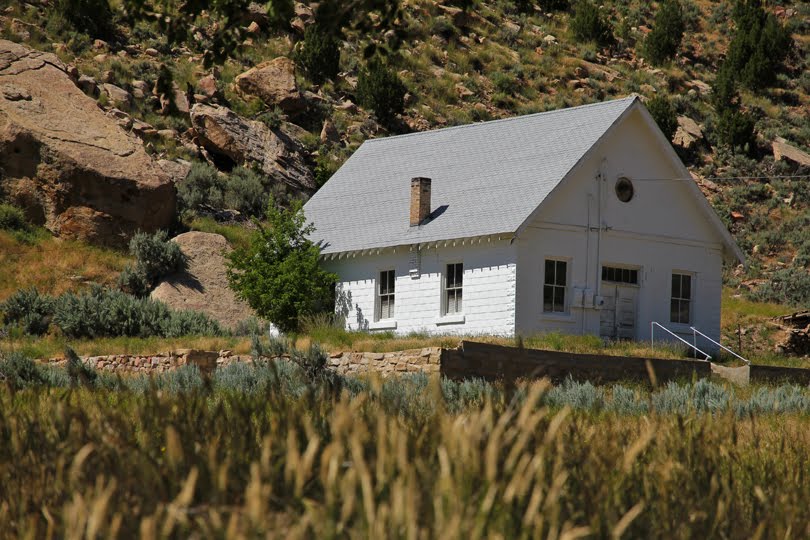 White building in sunnyside by spencer baugh