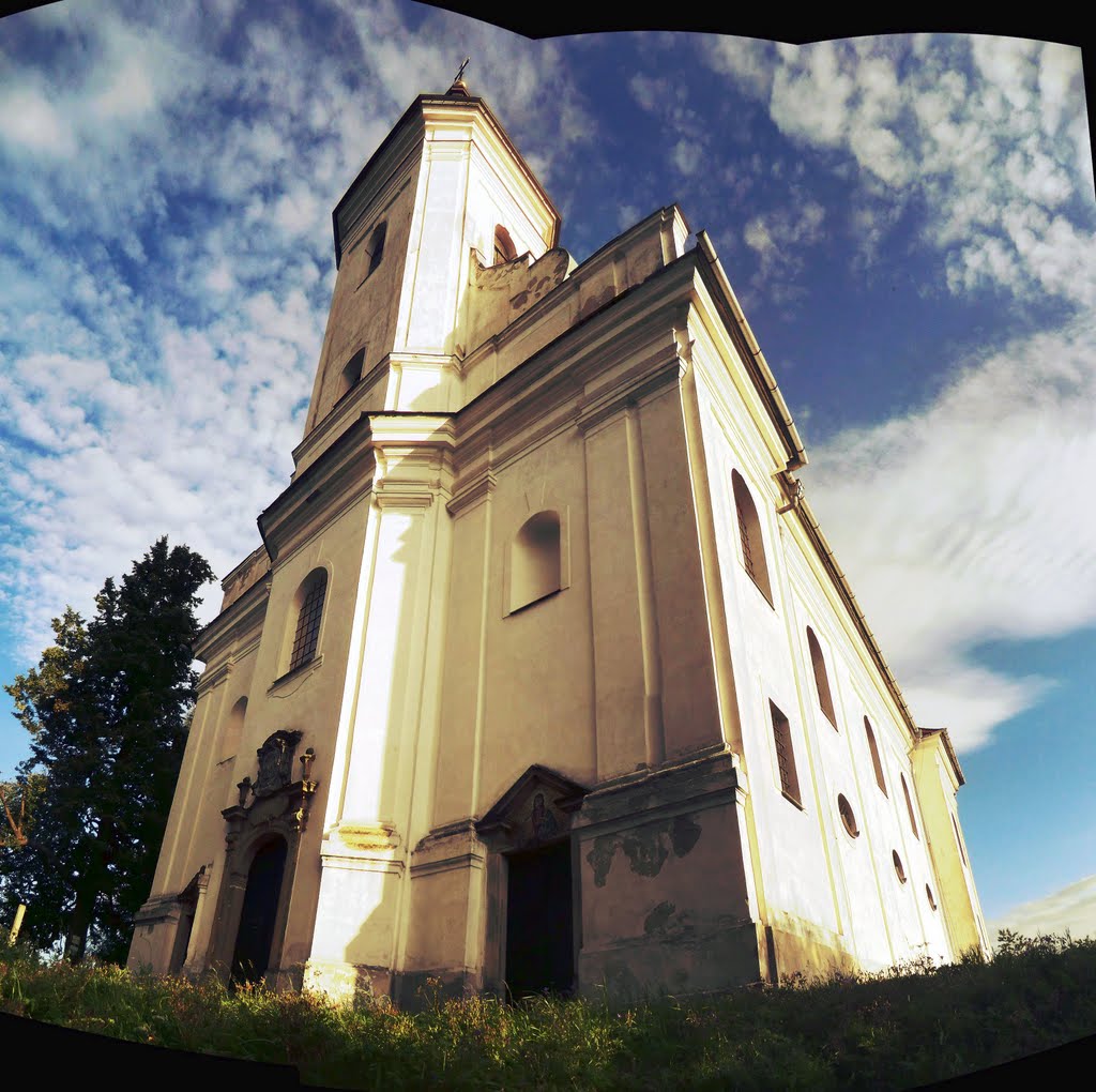 Kostelík na Uhlířském vrchu - Panorama [by 29] by Majkie29