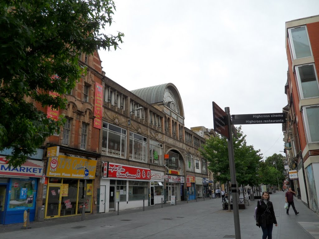 A look down Leicester now much improved pedestrianized High St. by Bobsky.