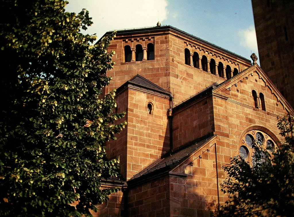 Gerolstein, Erlöserkirche 1995 by Wensky