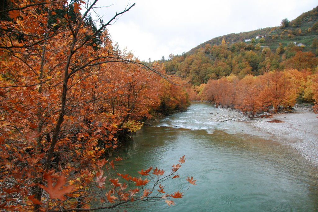 Aspropotamos river by Ntinos Lagos