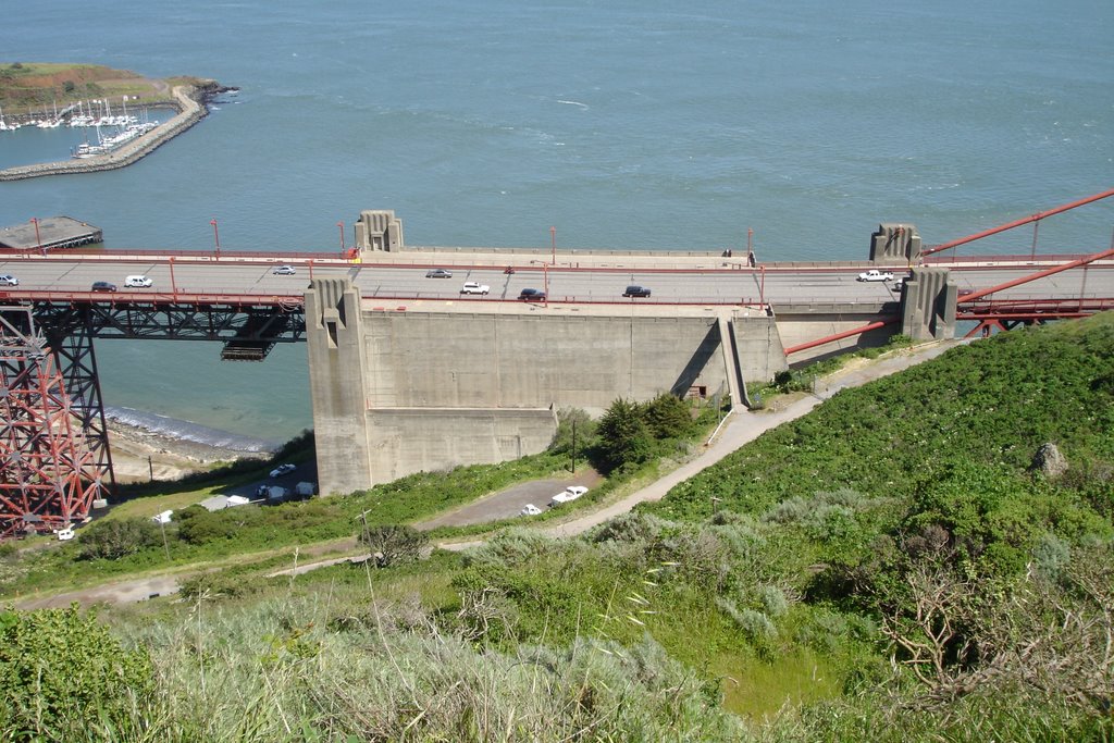 Golden Gate Bridge North Ancorage by bubbalink