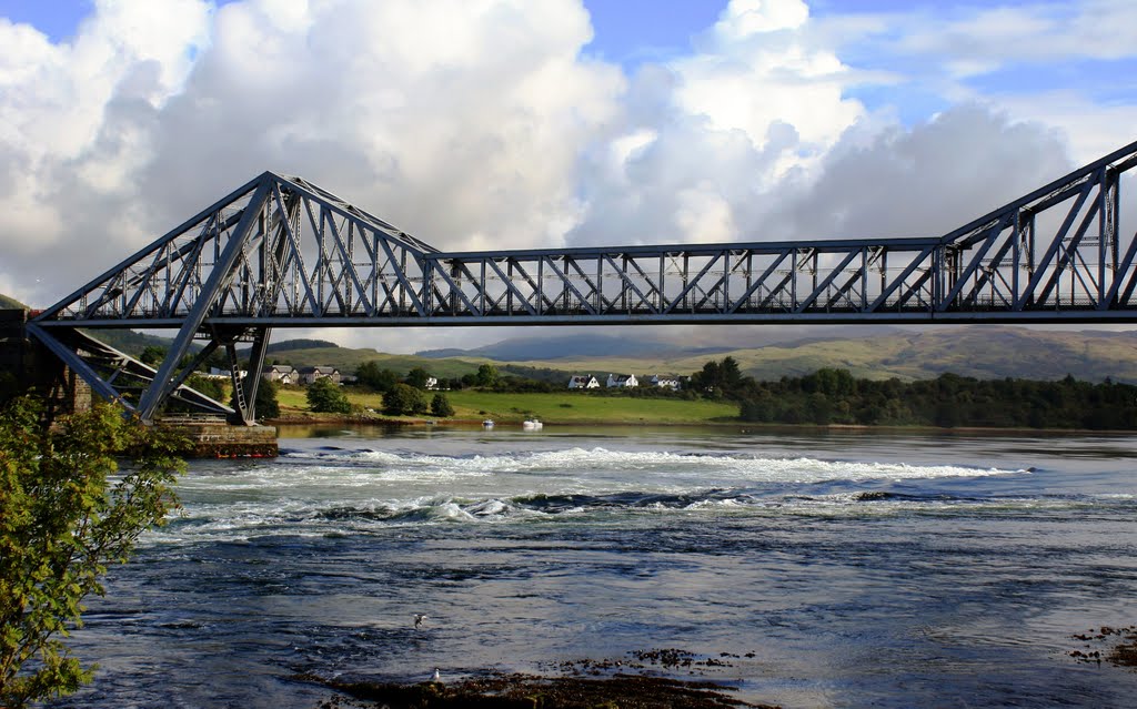 Connel Bridge over the Falls of Lora. by Amelia Royan