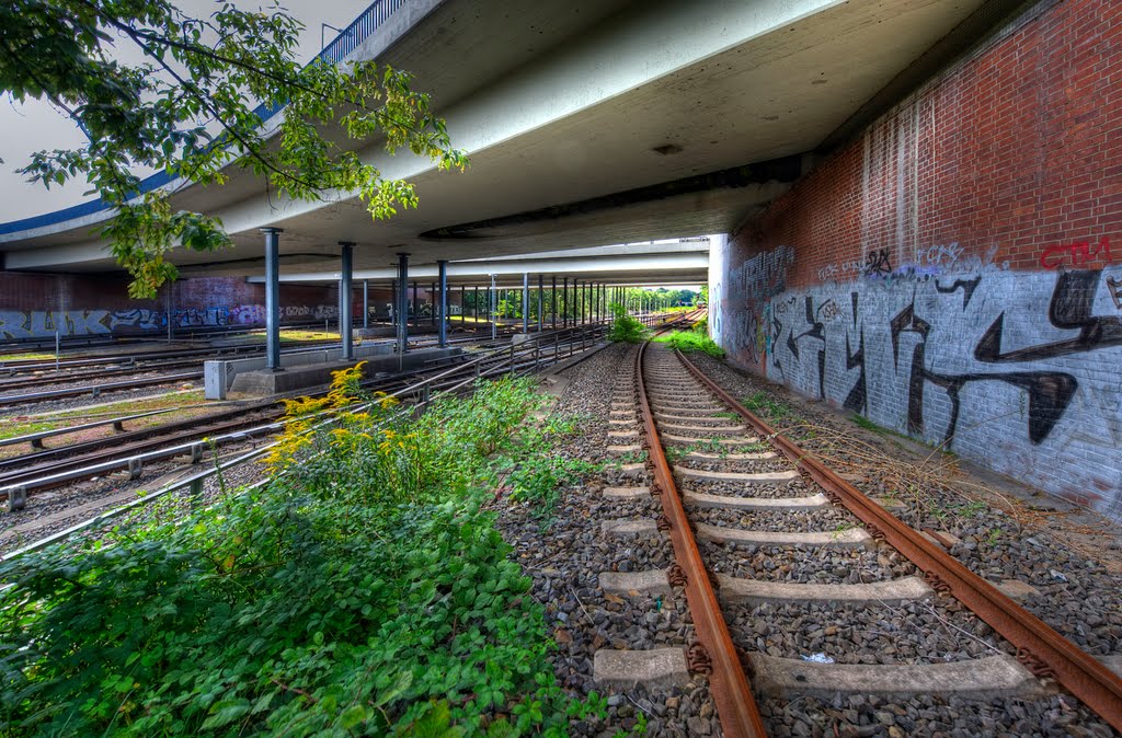 Gleise neben der S-Bahn by DetKan