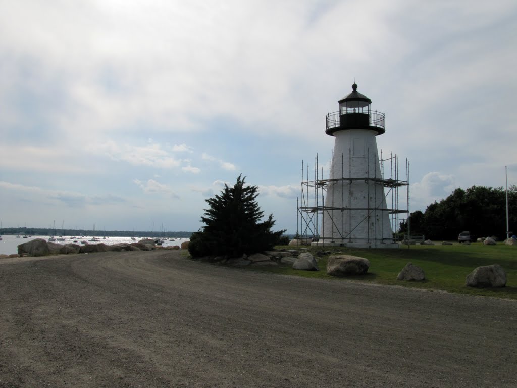 Neds Point Light from East by Chris Sanfino