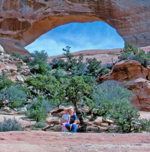 Wilson Arch near Moab Utah by Bill Cook