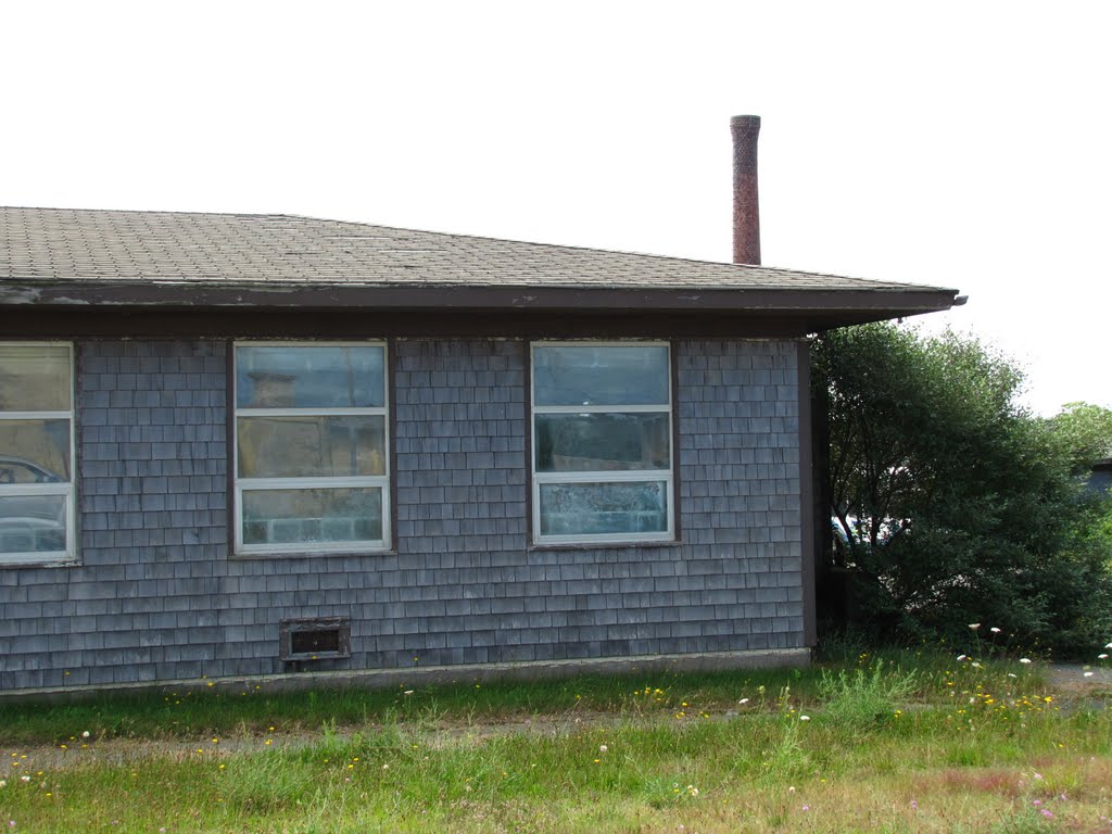 North Truro Air Force Station Barracks & Stack by Chris Sanfino