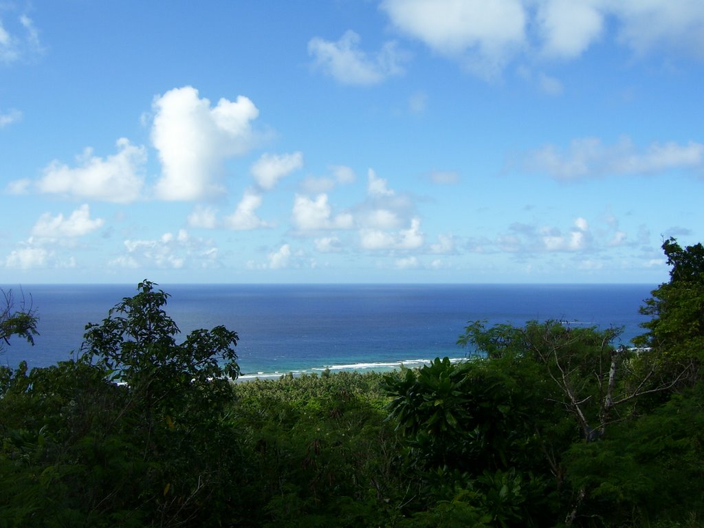 Road to Ritidian Point (view) by Veronica Caballero