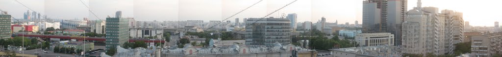 Panorama of Moscow from 12 floor by Tomo4ka 4emodanova