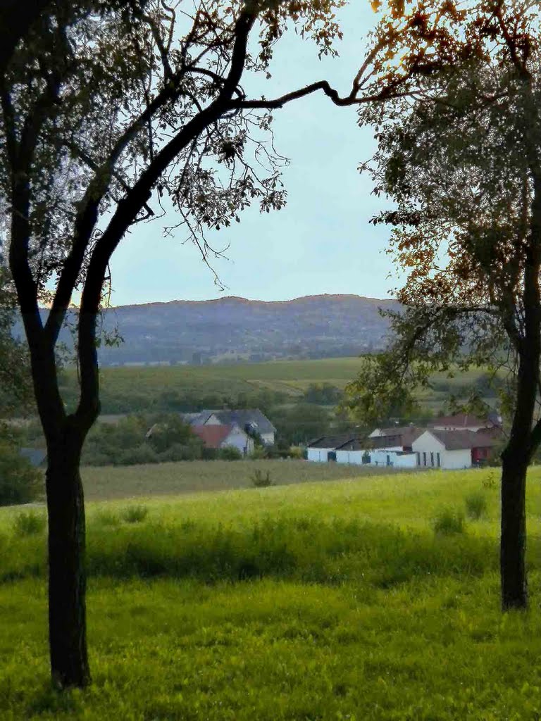 The hills of Győrújbarát from a distance - A Sokoró az Ámándról by MoMof4