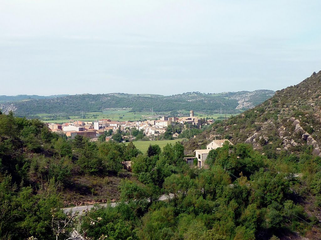 Torà des de sobre la font de Can Porta by Isidre Blanc