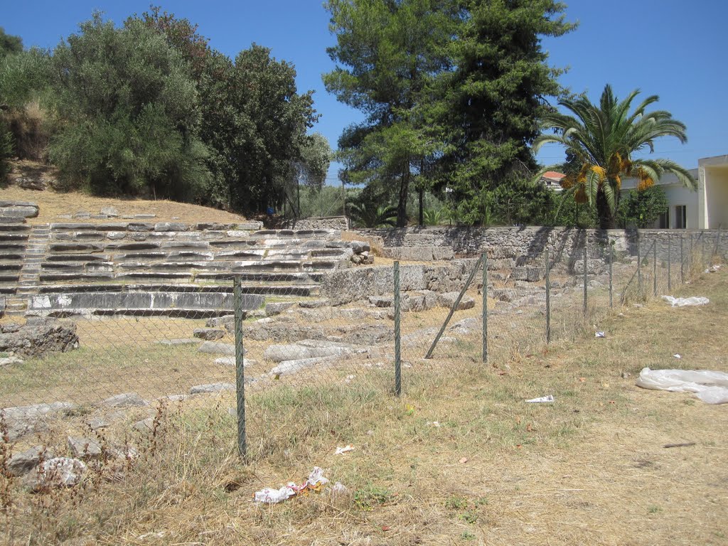 Gythio - Ancient Theater by panagiot