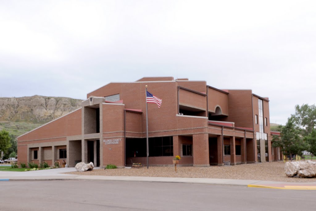 Billings Co. Courthouse (1982) Medora ND 8-2011 by TGrier