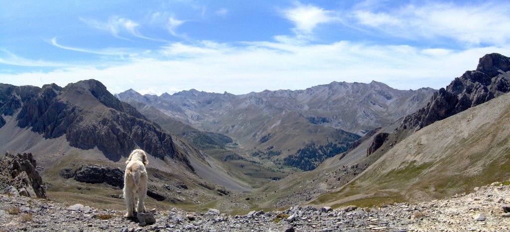 Colle Villadel (col du boeuf) - panorama verso la Francia by gyper