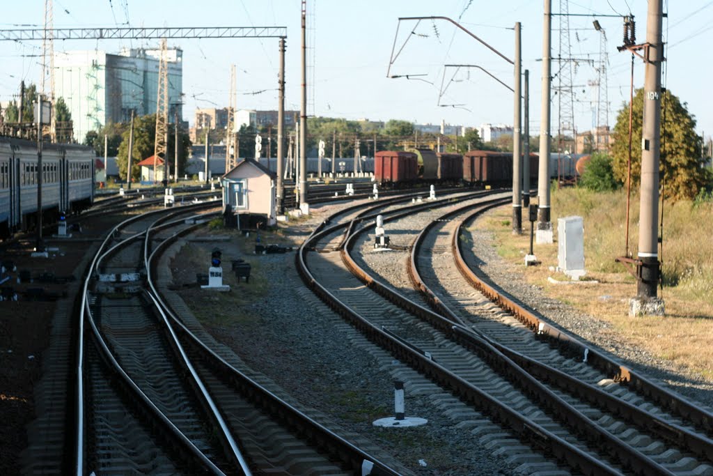 Fastow station. track from Mironovka by Stas Tyshkevych