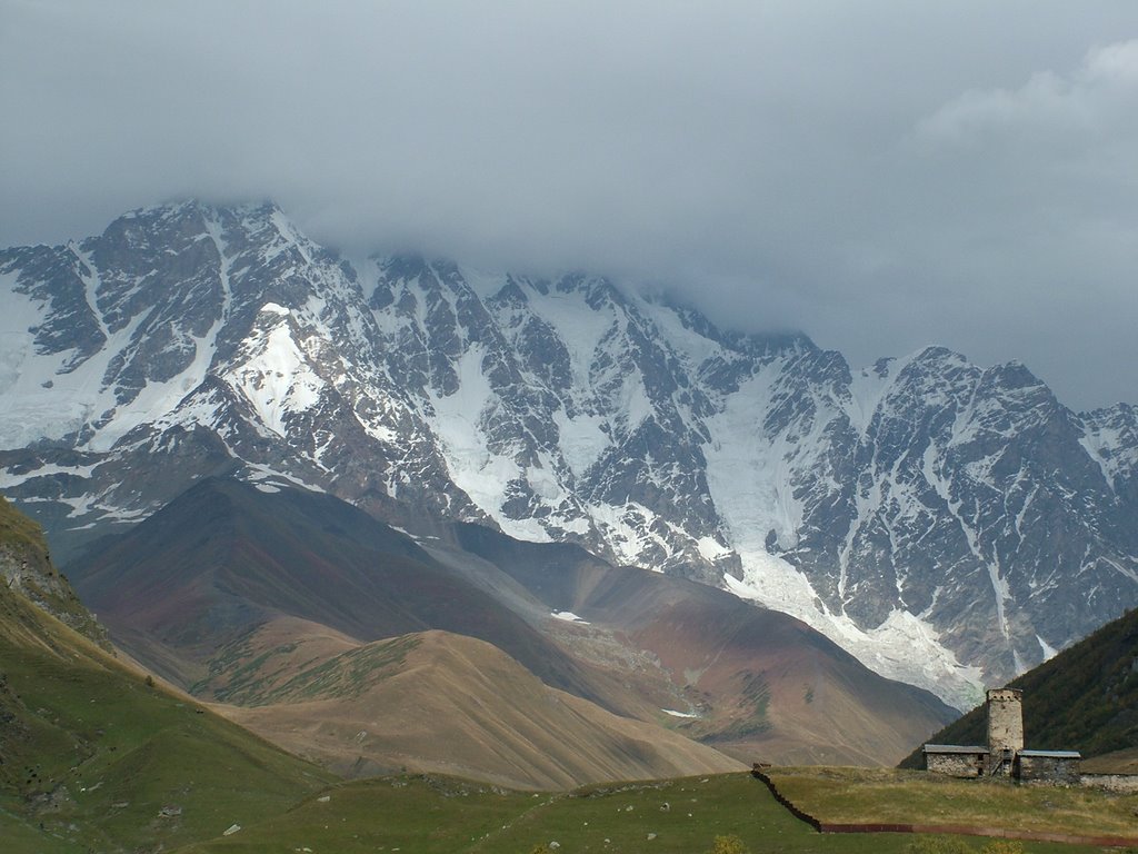 Mt. Shkhara (5201m) by Andrej Paušič