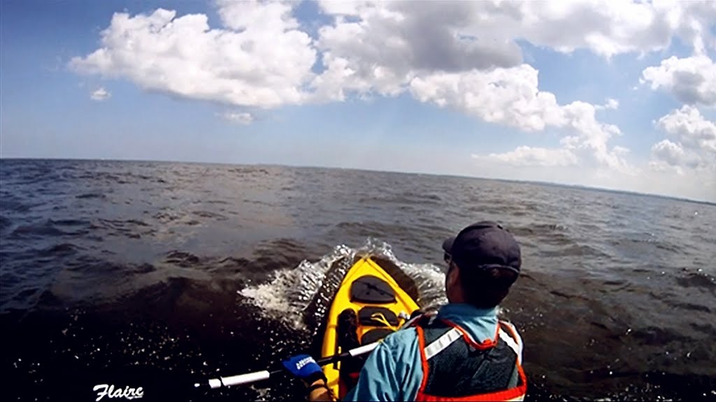 "Carving A Swell" - Raritan Bay - 2.5 Statute Miles NW Of Keansburg, NJ - 8.5.2011 by John Moura