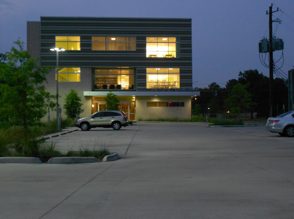 Kendall Library at Dusk by WOLFGANG HOUSTON WEST