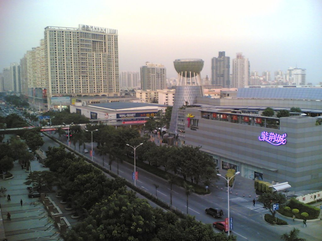 shekou skyline (across garden city mall and walmart) by i_m_sarah0108