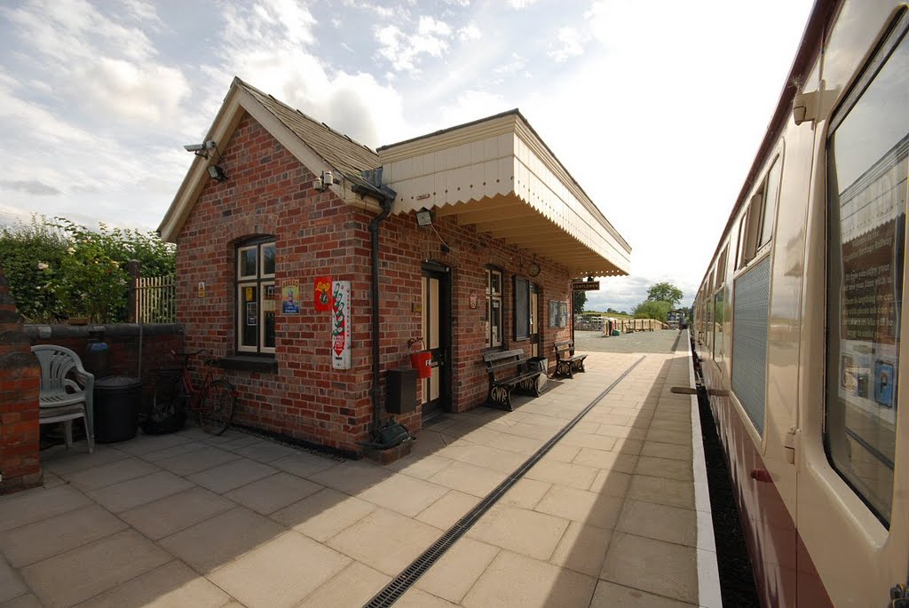 The Station at Llynclys ¬ by David Humphreys