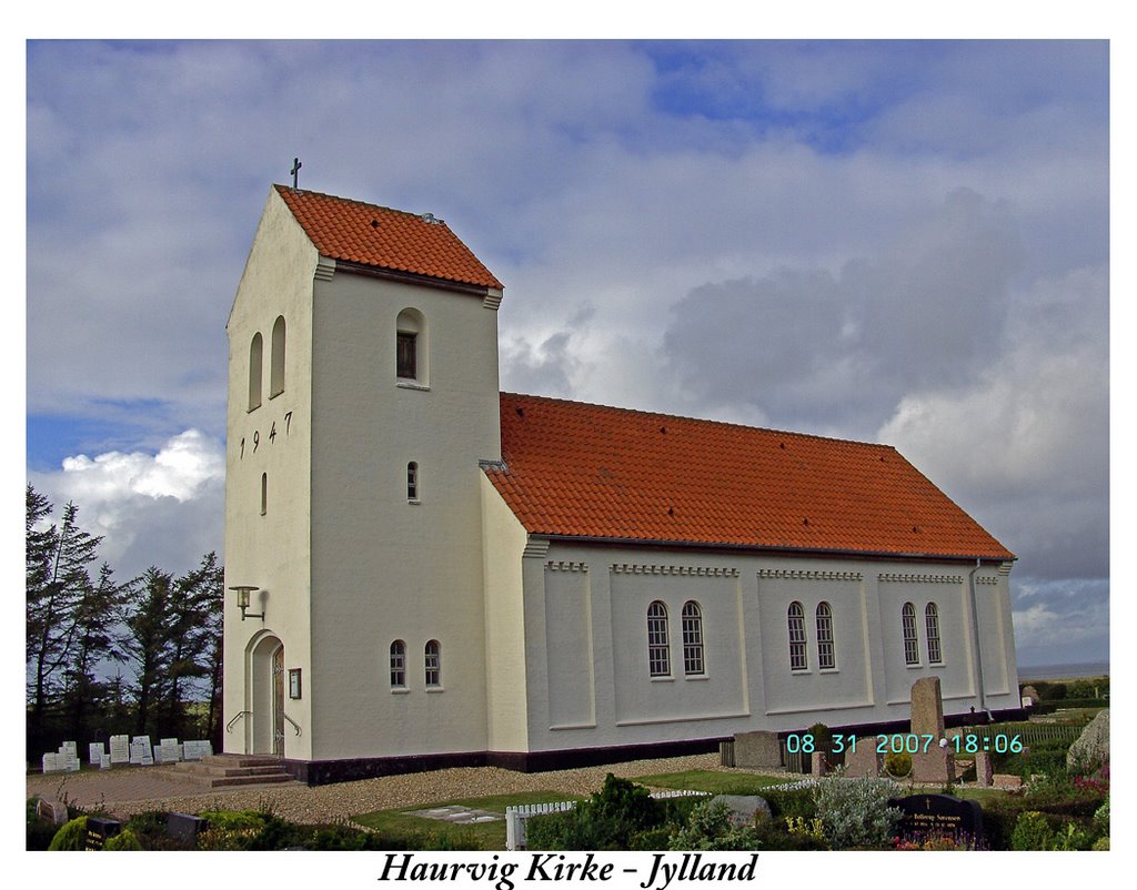 Haurvig kirke - Ringkøbing/Skjern by Claude David