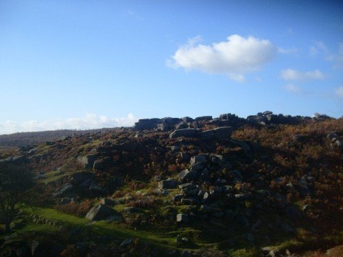 Rocks near the A6187 by Daniel Staniforth