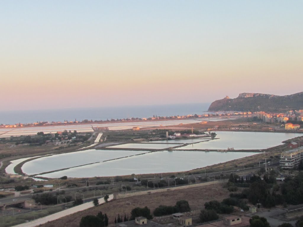 Cagliari sunset view by vassanna