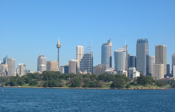 Skyline from Ferry by Matthew Leonard