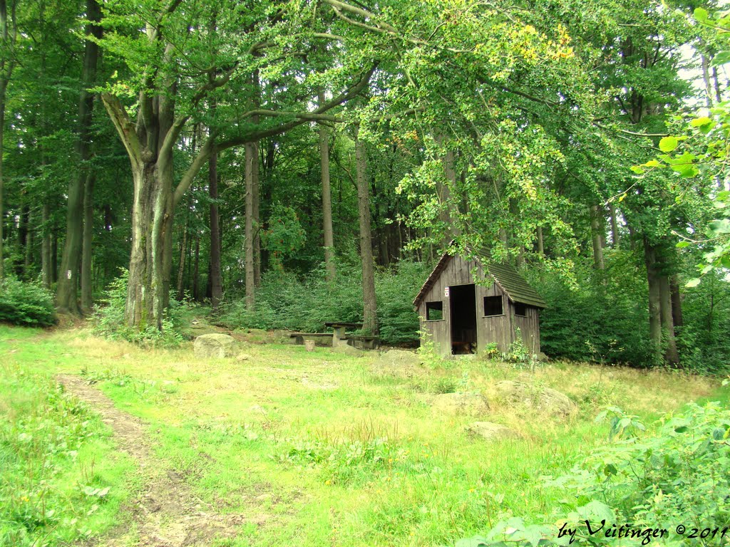 Wanderschutzhütte am Hochstein by Veitinger